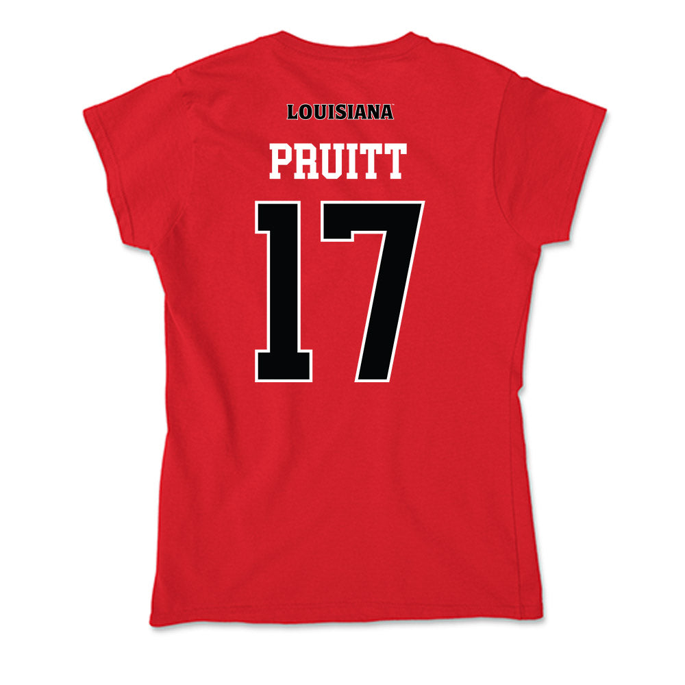 Louisiana - NCAA Baseball : Sawyer Pruitt - Soft Style Women’s T-Shirt-1
