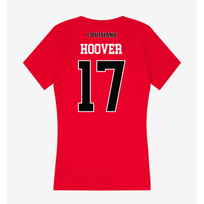 Louisiana - NCAA Softball : Sage Hoover - Women's V-Neck T-Shirt-1