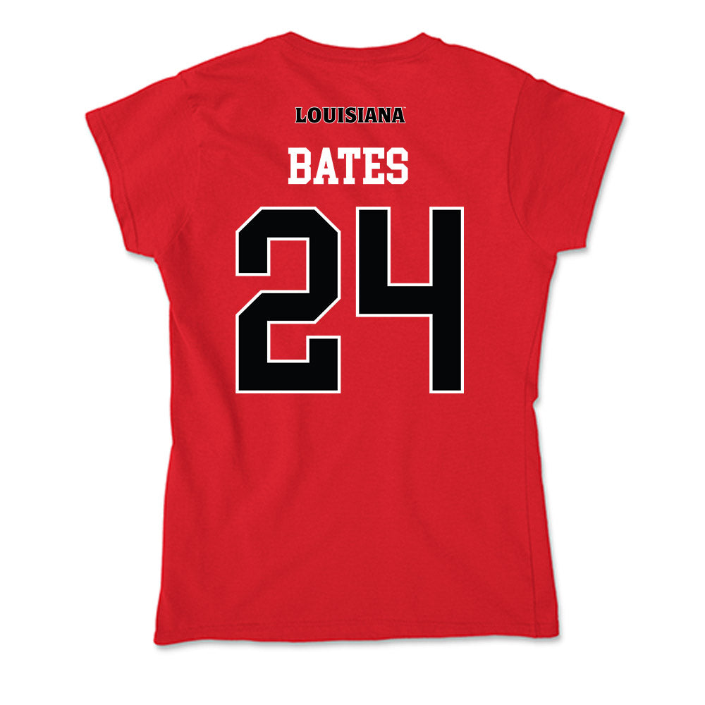 Louisiana - NCAA Football : Lake Bates - Soft Style Women’s T-Shirt-1