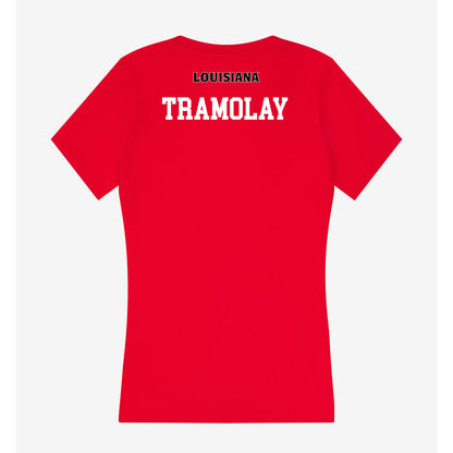 Louisiana - NCAA Men's Tennis : Leonard Tramolay - Women's V-Neck T-Shirt-1