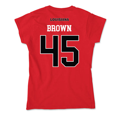 Louisiana - NCAA Baseball : Colt Brown - Soft Style Women’s T-Shirt-1