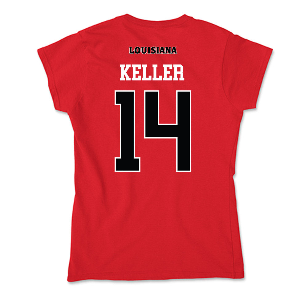 Louisiana - NCAA Men's Basketball : Jamyron Keller - Soft Style Women’s T-Shirt-1