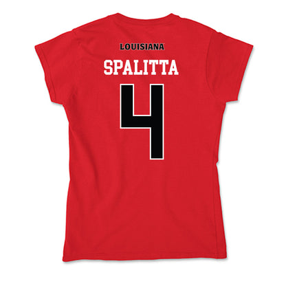 Louisiana - NCAA Baseball : Steven Spalitta - Soft Style Women’s T-Shirt-1