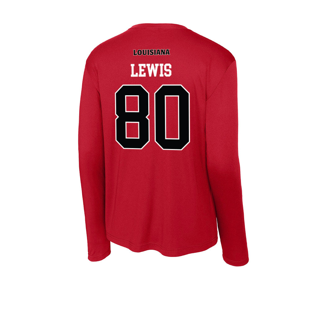 Louisiana - NCAA Football : Jayden Lewis - Activewear Long Sleeve T-Shirt-1