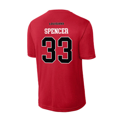 Louisiana - NCAA Football : AJ Spencer - Activewear T-Shirt-1