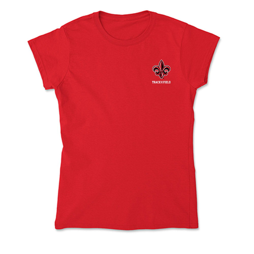 Louisiana - NCAA Men's Track & Field : Jamhad Booth - Soft Style Women’s T-Shirt-0
