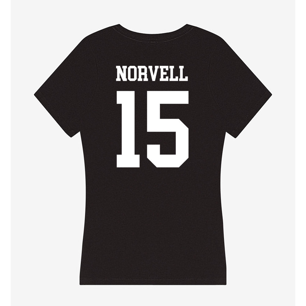 South Alabama - NCAA Women's Volleyball : Halle Norvell - Women's V-Neck T-Shirt-1