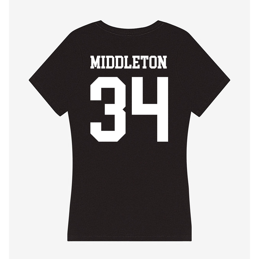 South Alabama - NCAA Baseball : Jake Middleton - Women's V-Neck T-Shirt-1