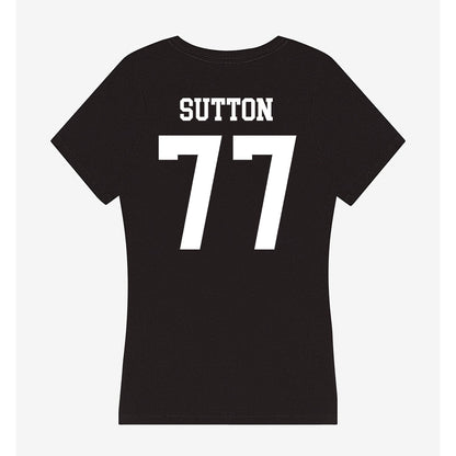 South Alabama - NCAA Football : Rickey Sutton - Women's V-Neck T-Shirt-1