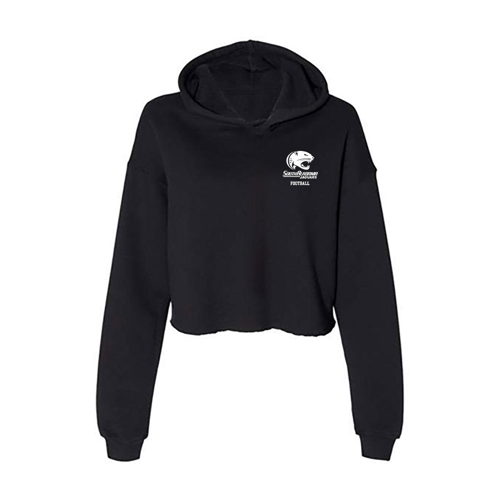 South Alabama - NCAA Football : Camen Upshaw - Women's Crop Fleece Hooded Sweatshirt-0