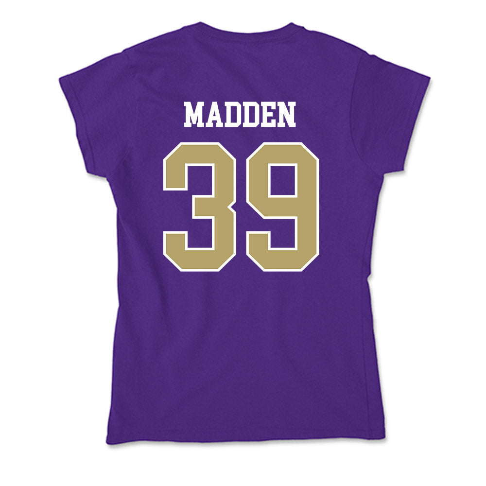 JMU - NCAA Baseball : Griffin Madden - Soft Style Women’s T-Shirt-1