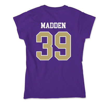 JMU - NCAA Baseball : Griffin Madden - Soft Style Women’s T-Shirt-1