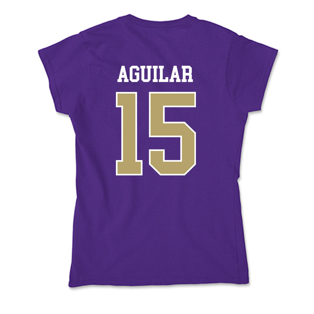 JMU - NCAA Men's Soccer : Jeffrey Aguilar - Soft Style Women’s T-Shirt-1