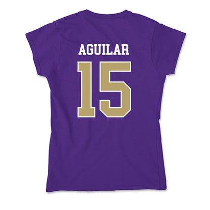 JMU - NCAA Men's Soccer : Jeffrey Aguilar - Soft Style Women’s T-Shirt-1
