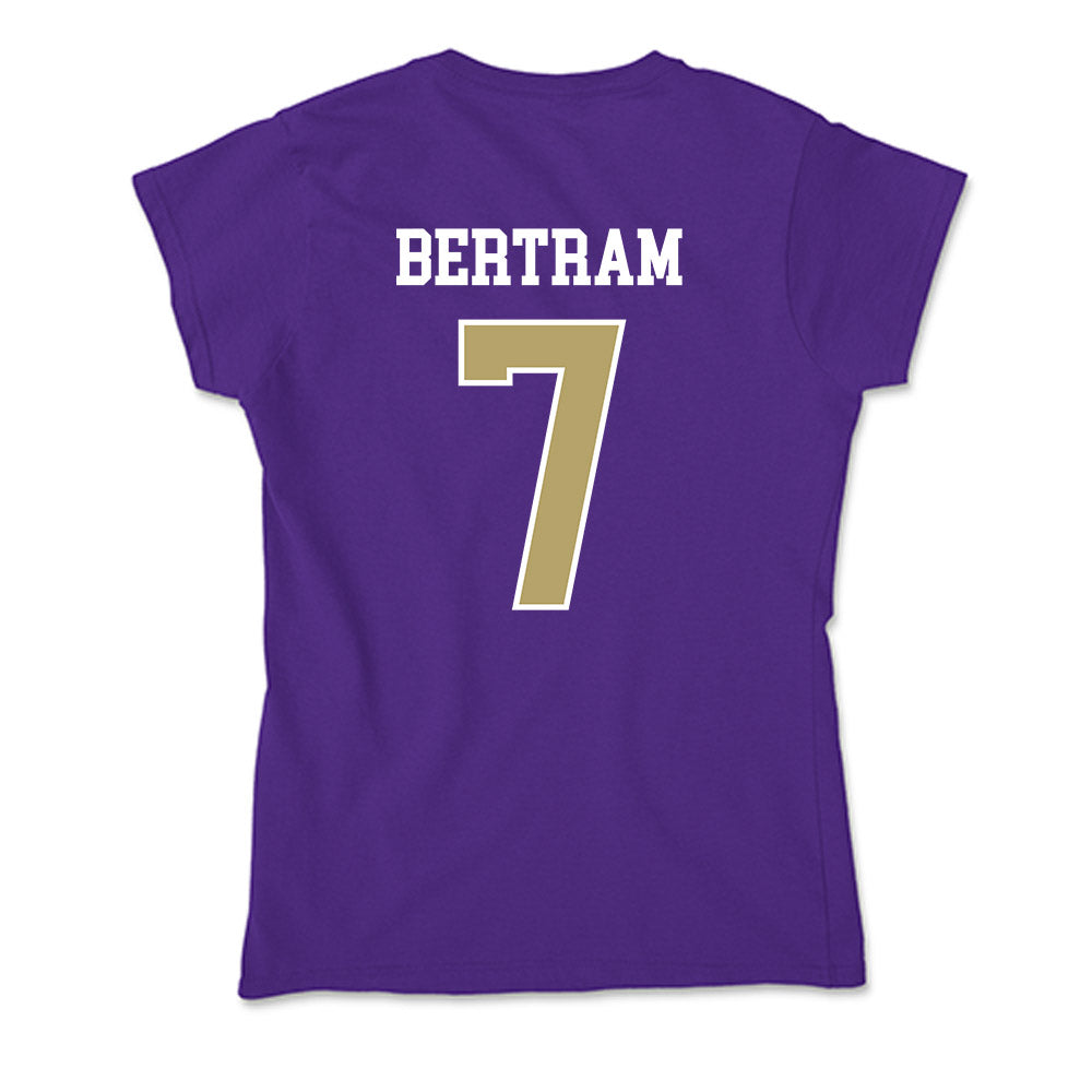 JMU - NCAA Softball : Lucy Bertram - Soft Style Women’s T-Shirt-1