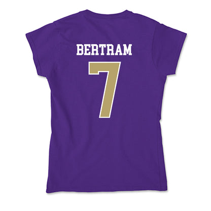 JMU - NCAA Softball : Lucy Bertram - Soft Style Women’s T-Shirt-1