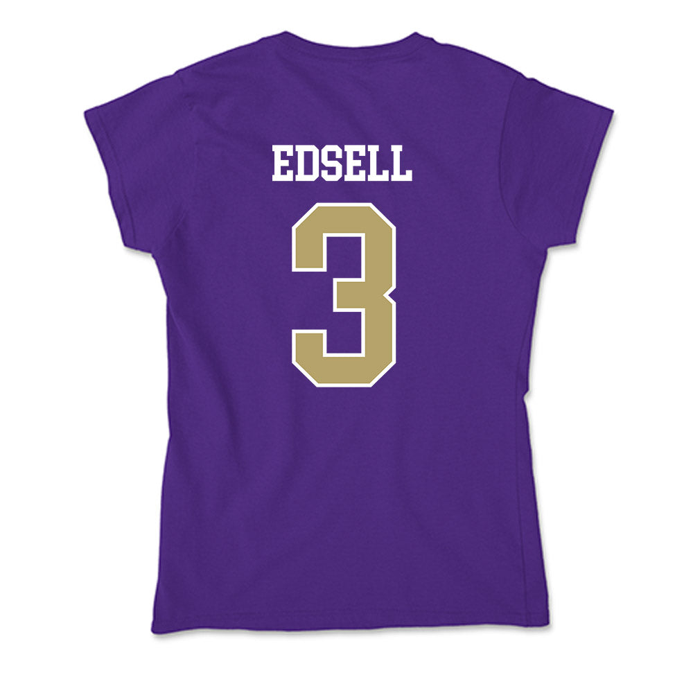 JMU - NCAA Women's Basketball : Reagan Edsell - Soft Style Women’s T-Shirt-1