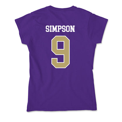 JMU - NCAA Football : Keitrone Simpson - Soft Style Women’s T-Shirt-1