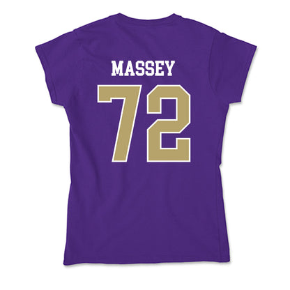 JMU - NCAA Football : Kaedin Massey - Soft Style Women’s T-Shirt-1