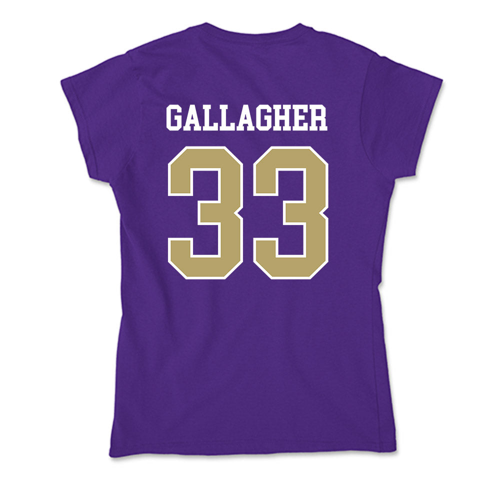 JMU - NCAA Baseball : Aiden Gallagher - Soft Style Women’s T-Shirt-1