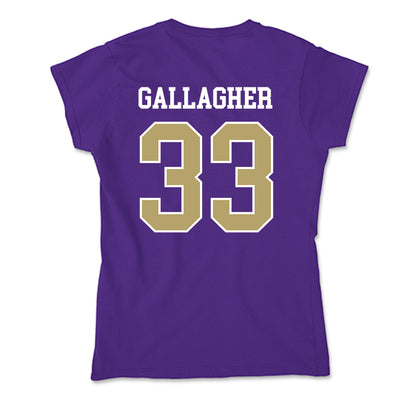 JMU - NCAA Baseball : Aiden Gallagher - Soft Style Women’s T-Shirt-1