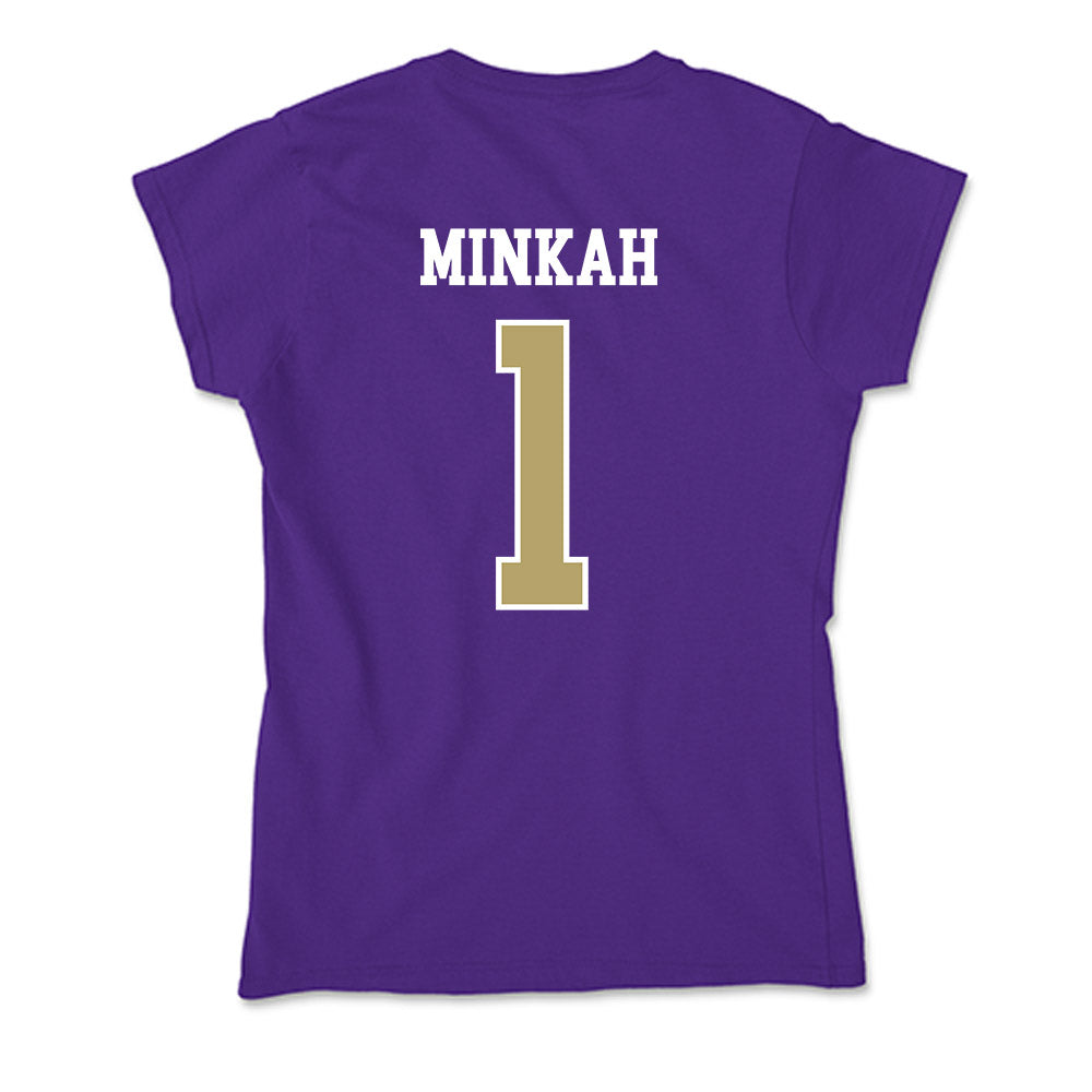 JMU - NCAA Football : Damier Minkah - Soft Style Women’s T-Shirt-1