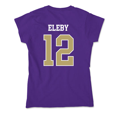 JMU - NCAA Women's Basketball : Jemma Eleby - Soft Style Women’s T-Shirt-1