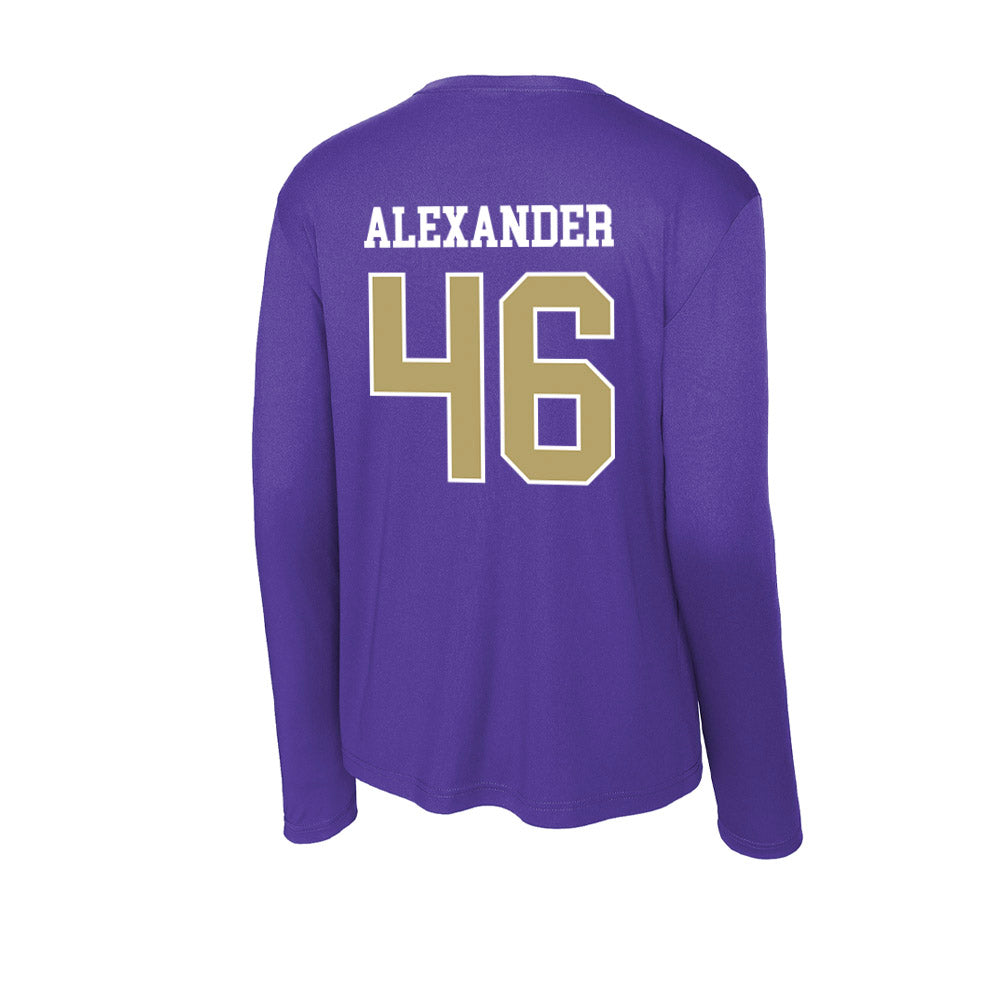 JMU - NCAA Baseball : Luke Alexander - Activewear Long Sleeve T-Shirt-1