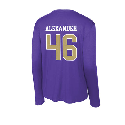 JMU - NCAA Baseball : Luke Alexander - Activewear Long Sleeve T-Shirt-1