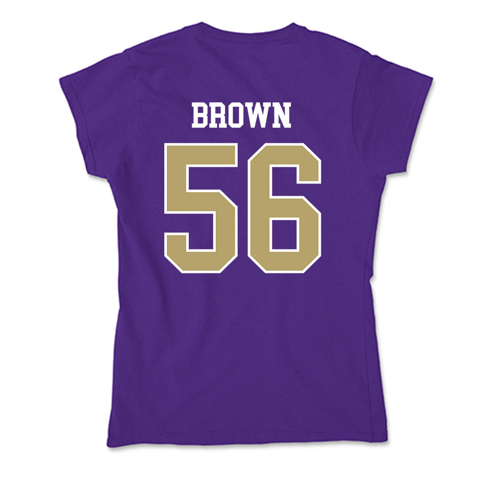 JMU - NCAA Football : Tyler Brown - Soft Style Women’s T-Shirt-1