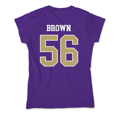 JMU - NCAA Football : Tyler Brown - Soft Style Women’s T-Shirt-1
