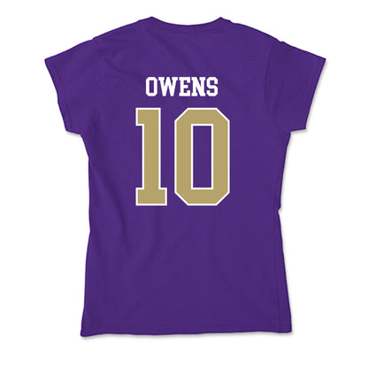 JMU - NCAA Men's Basketball : Matthew Owens - Soft Style Women’s T-Shirt-1