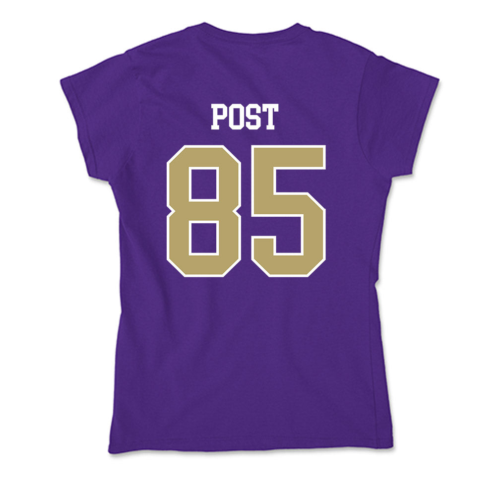 JMU - NCAA Football : Ryder Post - Soft Style Women’s T-Shirt-1