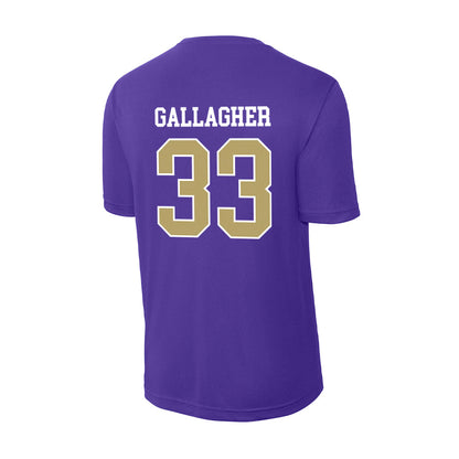 JMU - NCAA Baseball : Aiden Gallagher - Activewear T-Shirt-1