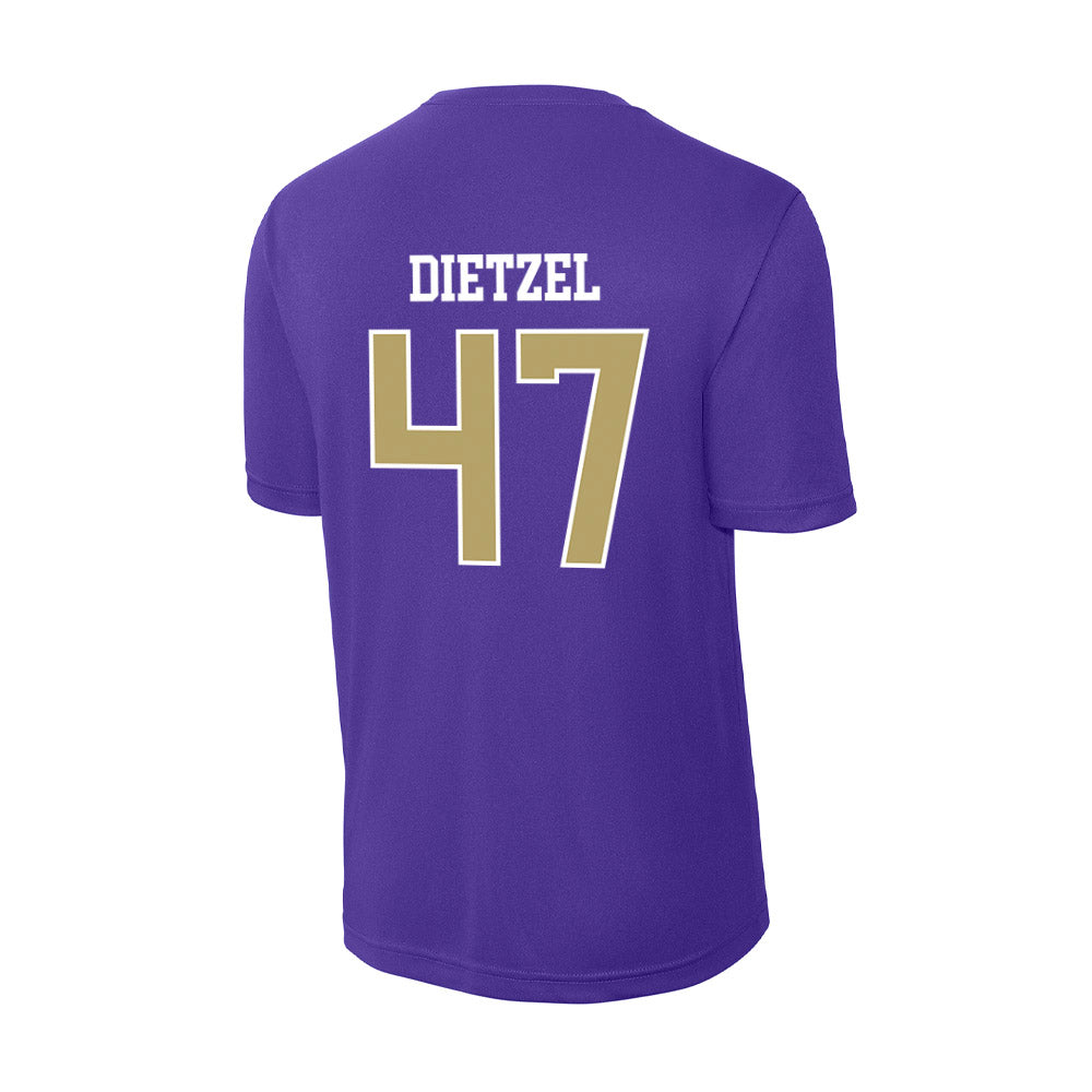JMU - NCAA Football : Mitchell Dietzel - Activewear T-Shirt-1