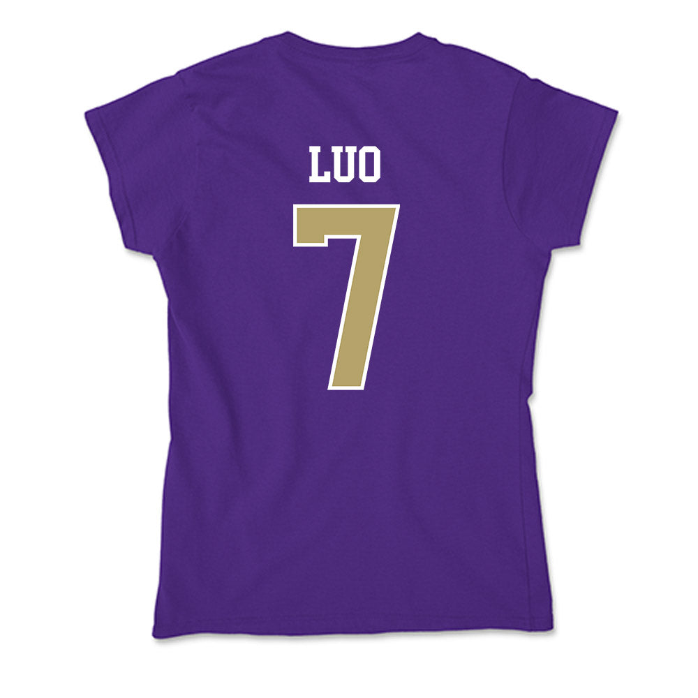 JMU - NCAA Women's Soccer : Gloria Luo - Soft Style Women’s T-Shirt-1