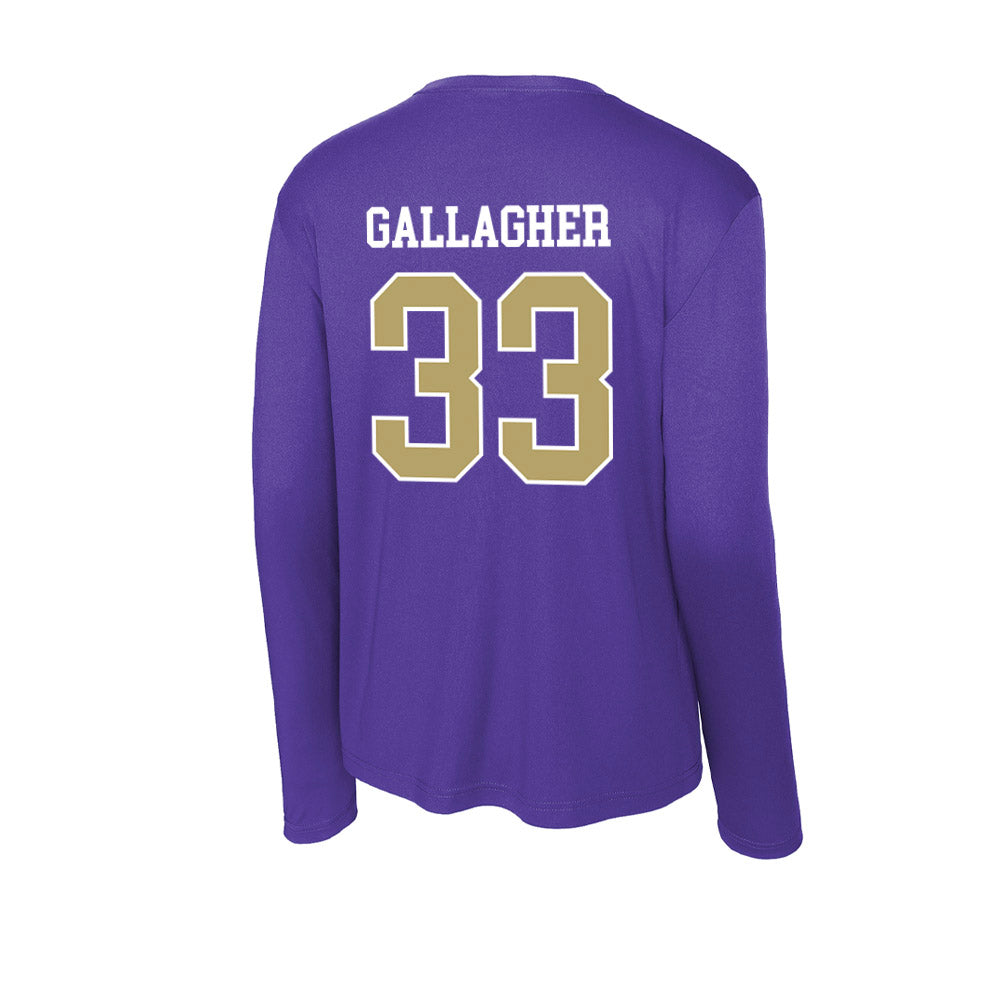 JMU - NCAA Baseball : Aiden Gallagher - Activewear Long Sleeve T-Shirt-1