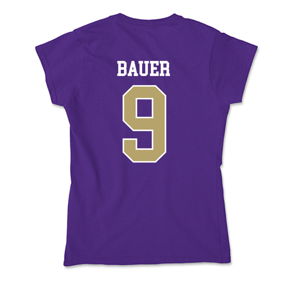 JMU - NCAA Baseball : Landon Bauer - Soft Style Women’s T-Shirt-1