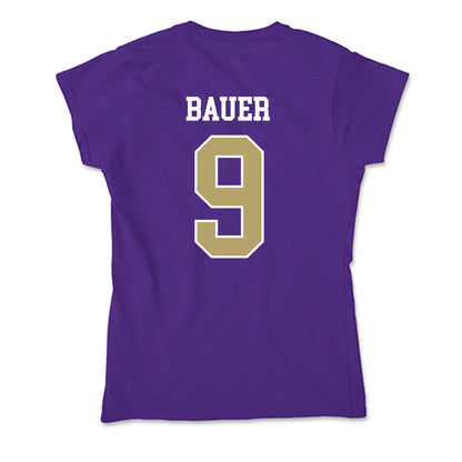 JMU - NCAA Baseball : Landon Bauer - Soft Style Women’s T-Shirt-1