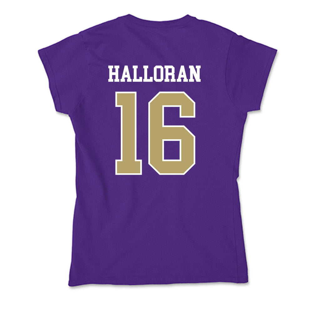 JMU - NCAA Men's Soccer : Smith Halloran - Soft Style Women’s T-Shirt-1