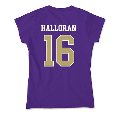 JMU - NCAA Men's Soccer : Smith Halloran - Soft Style Women’s T-Shirt-1