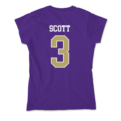 JMU - NCAA Football : Corey Scott - Soft Style Women’s T-Shirt-1