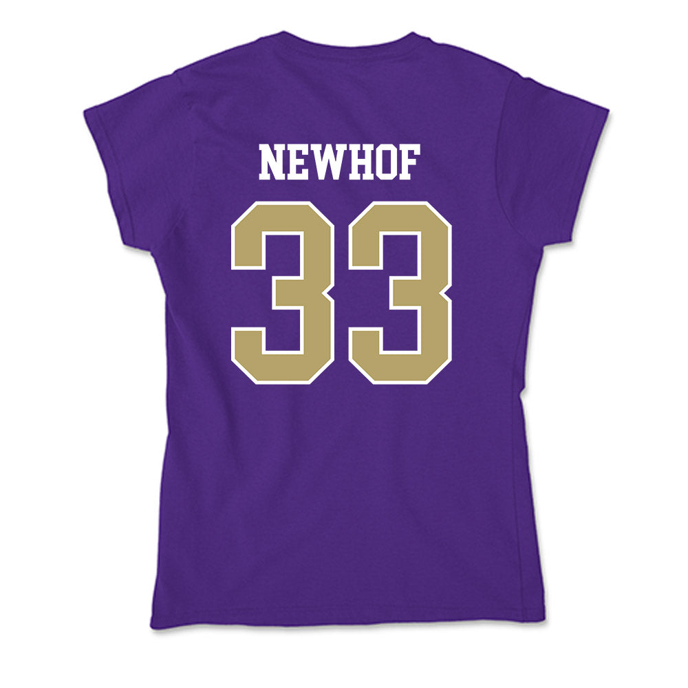 JMU - NCAA Men's Basketball : Gabe Newhof - Soft Style Women’s T-Shirt-1