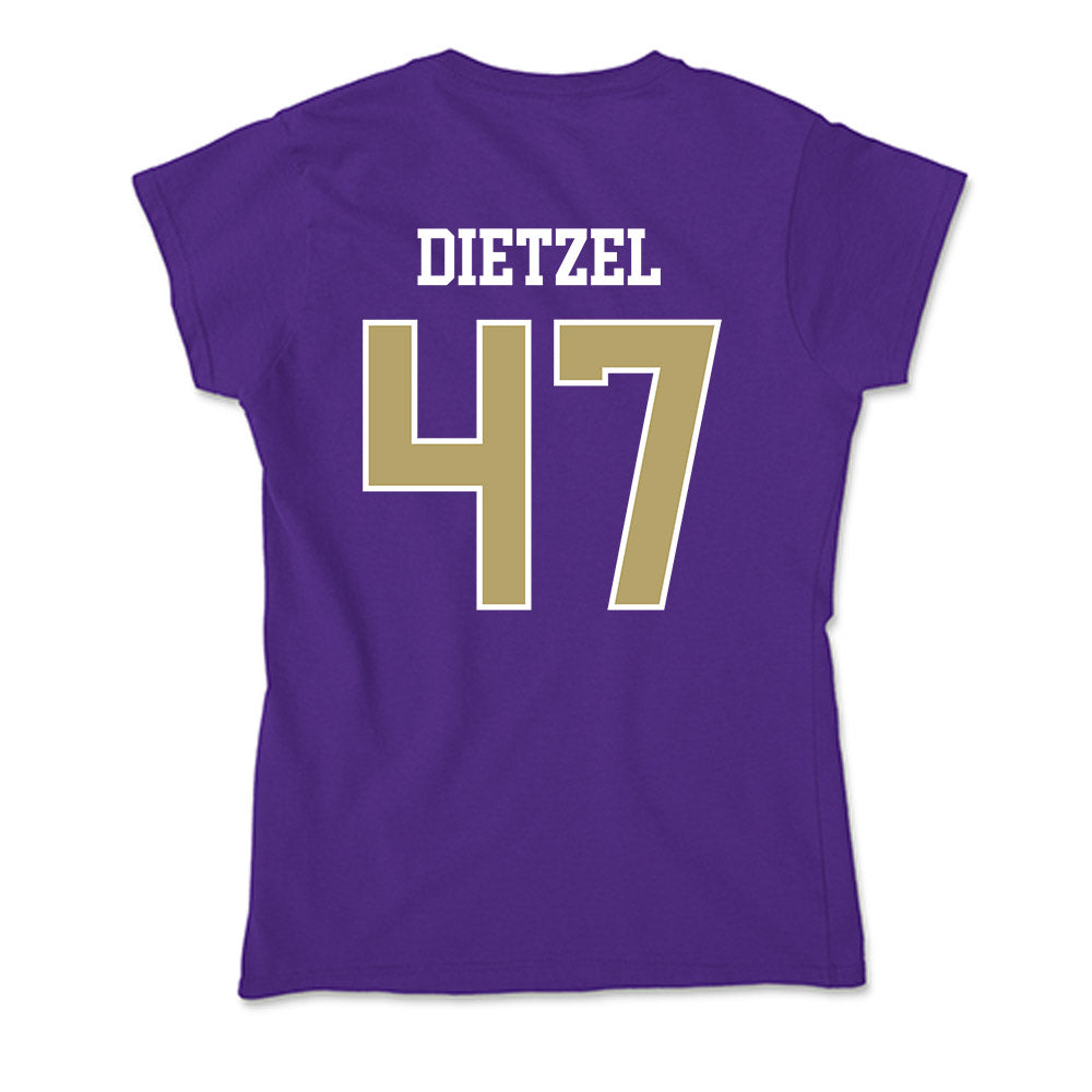 JMU - NCAA Football : Mitchell Dietzel - Soft Style Women’s T-Shirt-1