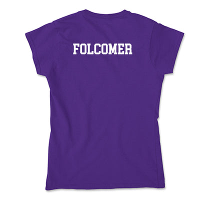 JMU - NCAA Women's Swimming & Diving : Tiffany Folcomer - Soft Style Women’s T-Shirt-1