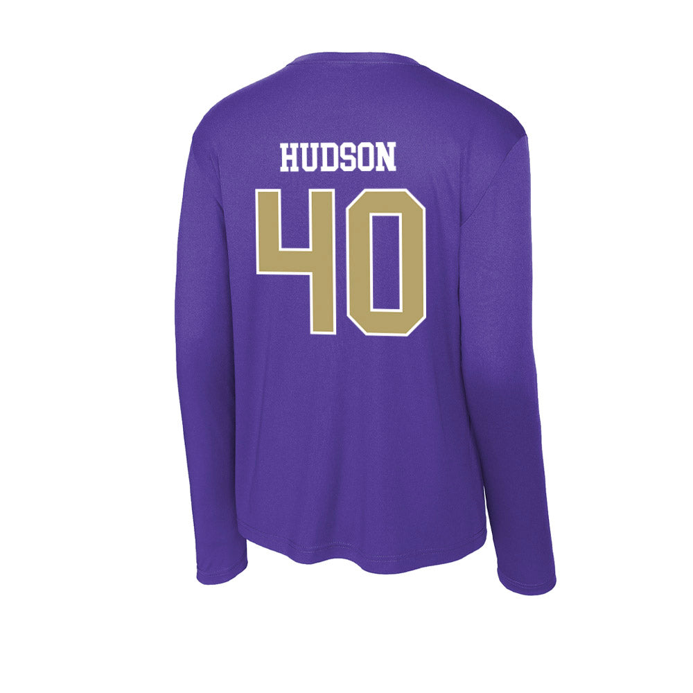 JMU - NCAA Football : Zion Hudson - Activewear Long Sleeve T-Shirt-1