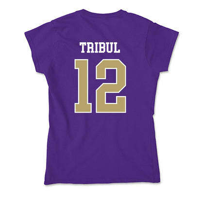 JMU - NCAA Softball : Mia Tribul - Soft Style Women’s T-Shirt-1