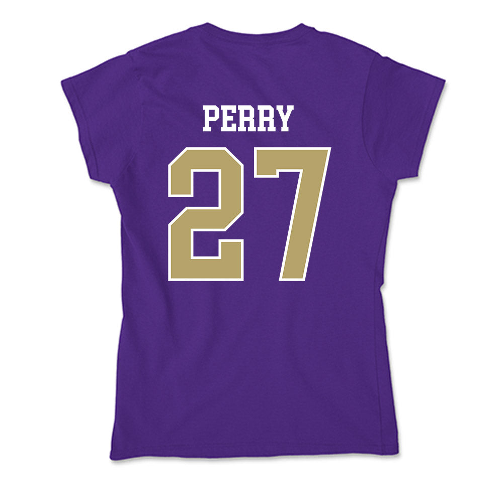 JMU - NCAA Football : Josiah Perry - Soft Style Women’s T-Shirt-1