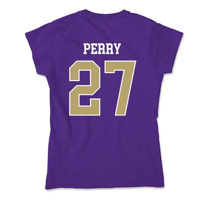 JMU - NCAA Football : Josiah Perry - Soft Style Women’s T-Shirt-1