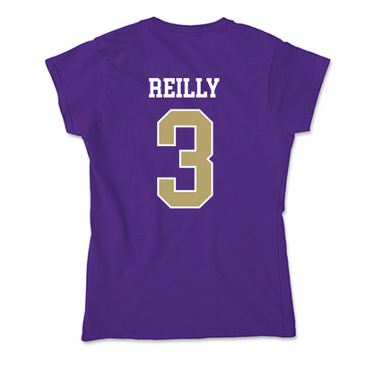 JMU - NCAA Men's Basketball : Cavan Reilly - Soft Style Women’s T-Shirt-1